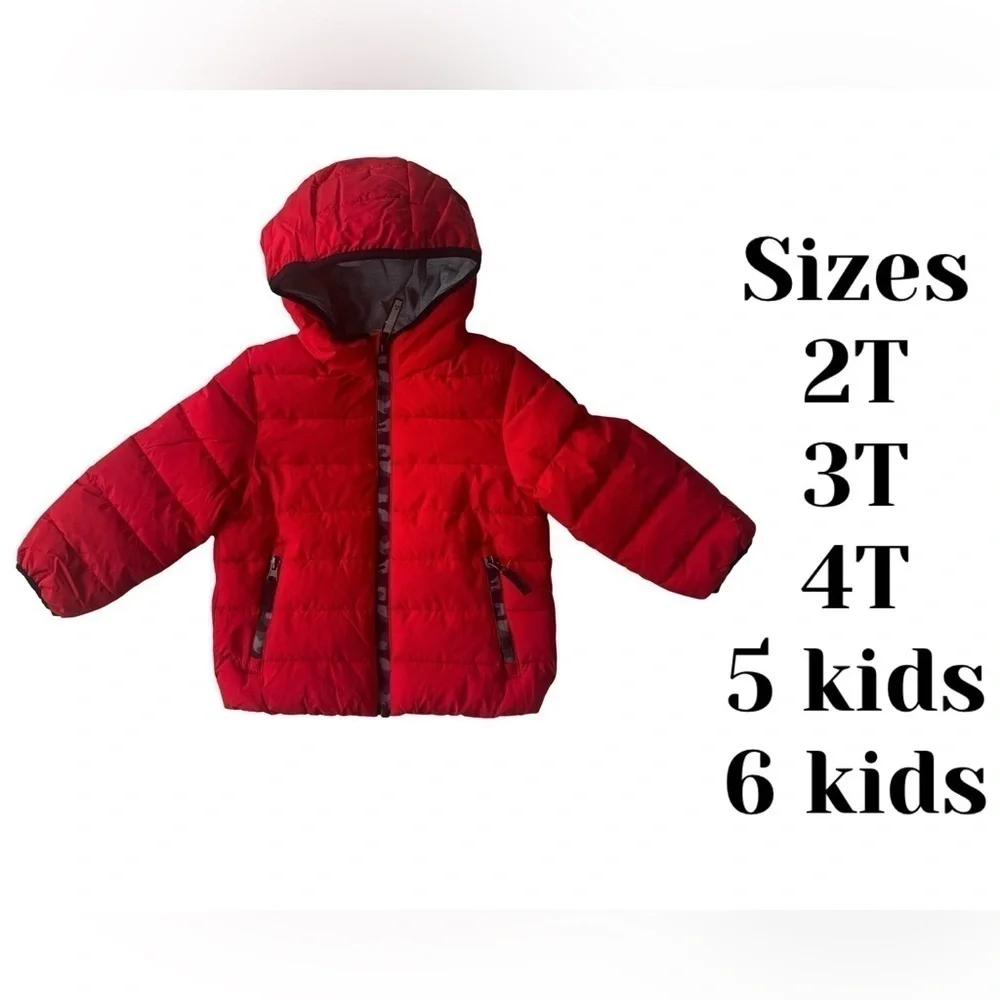 Gerry Red Black Stripe Jacket Size 3T